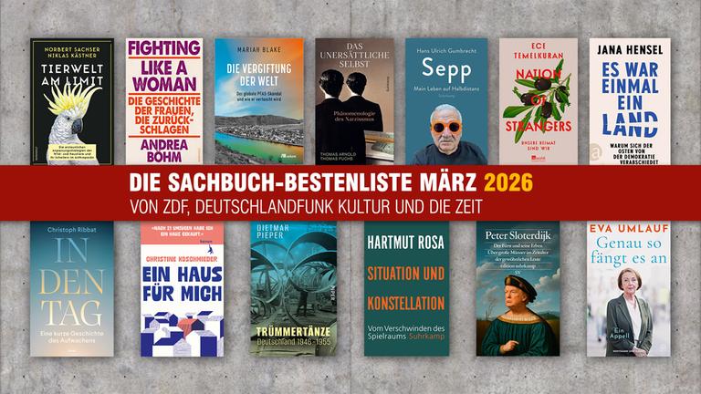 Die Sachbuch-Bestenliste für März 2026