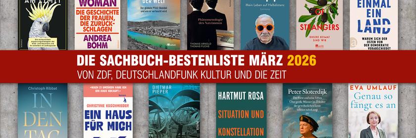 Die Sachbuch-Bestenliste für März 2026
