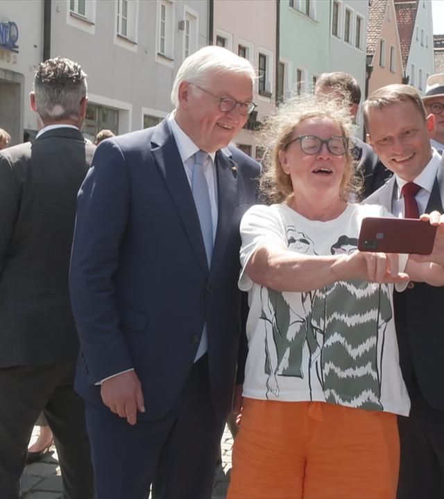 Besuch des Bundespräsidenten in Weiden