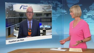 Frank Bethmann an der Börse in Frankfurt 