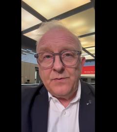 Frank Bethmann bei einem Aufsager