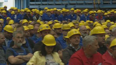 Betriebsversammlung Meyer - Werft