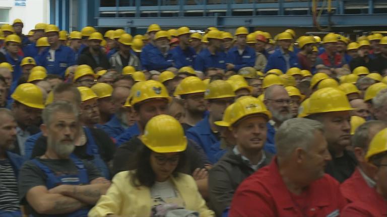 Betriebsversammlung Meyer - Werft