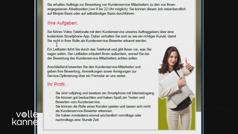 Betrug bei der Jobsuche