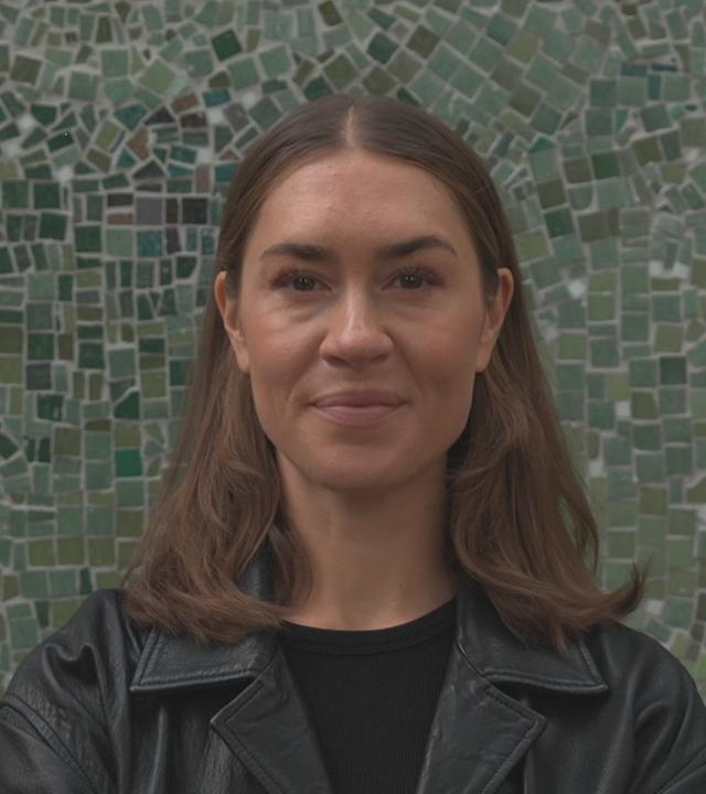 Henrike Hahn beim ZDF- Dreh in Berlin