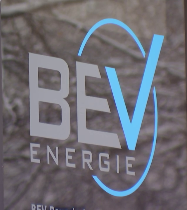 Internetseite des Unternehmens BEV Energie