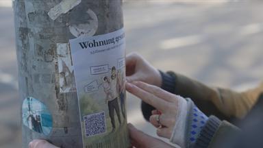 Flyer für Wohnungssuche