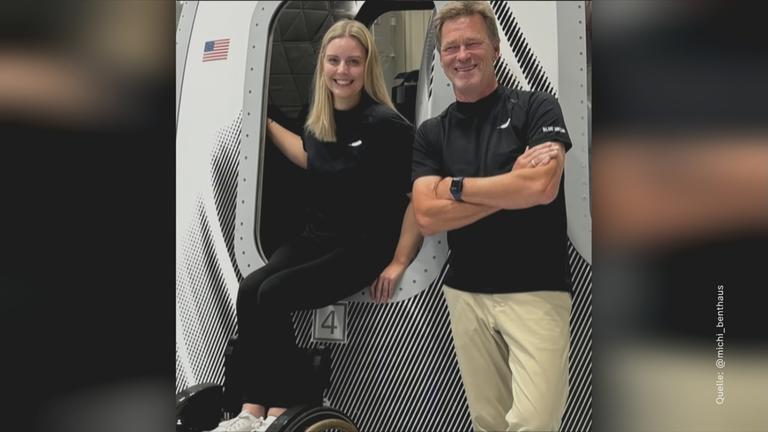 Bezos Rakete zurück