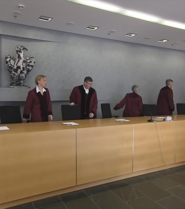 Der Bundesgerichtshof tagt.