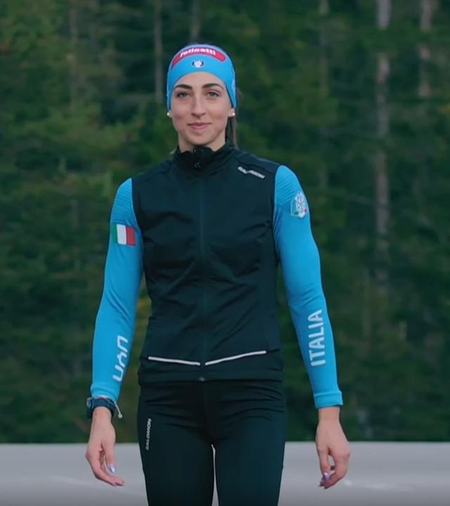 Biathletin Lisa Vittozzi