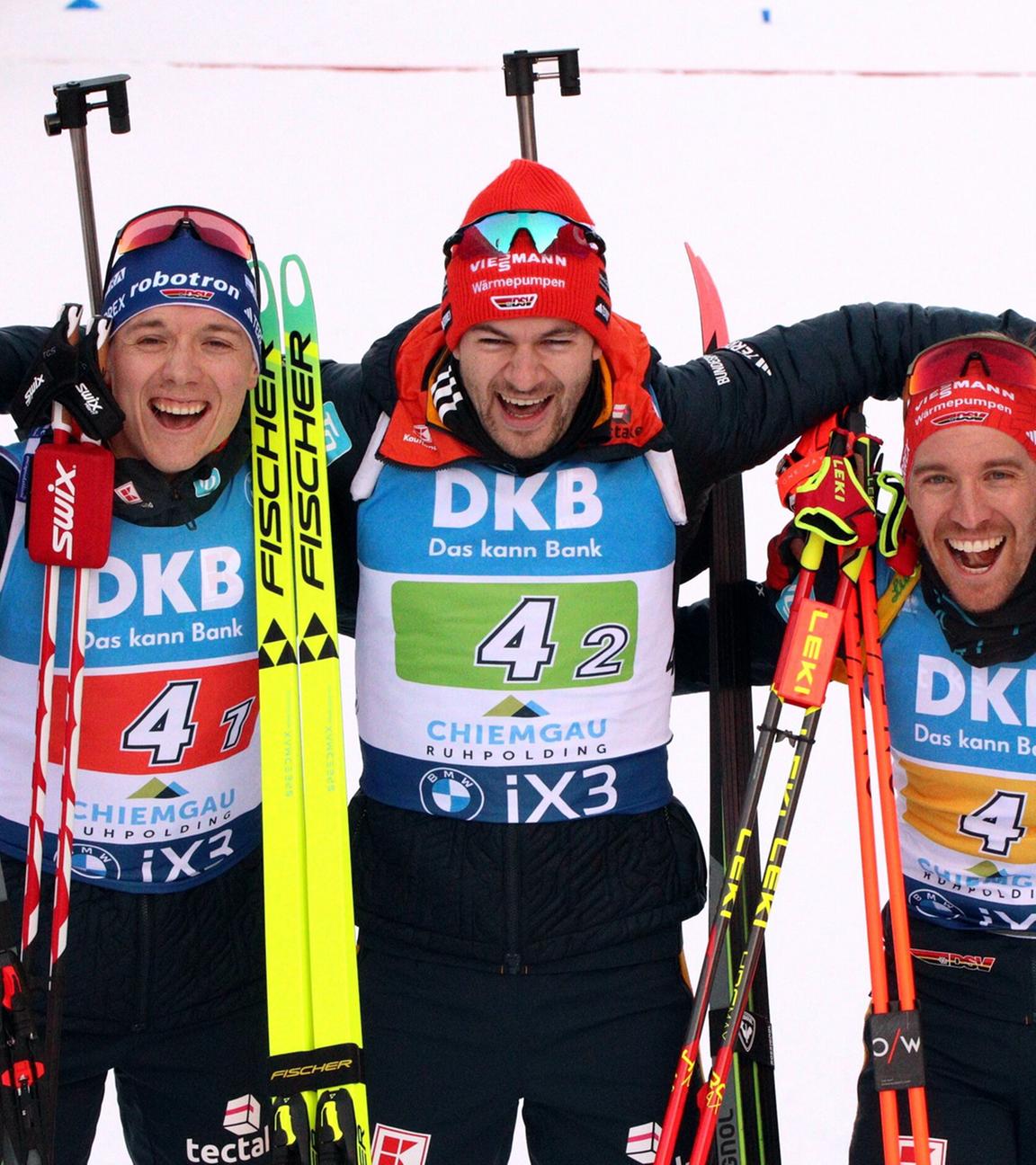 Justus Strelow, Danilo Riethmüller, David Uobel und Philipp Nawrath