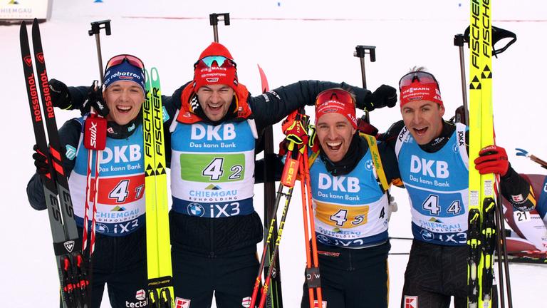 Justus Strelow, Danilo Riethmüller, David Uobel und Philipp Nawrath