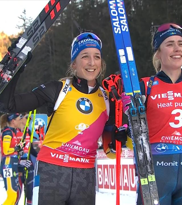 Franziska Preuß weiterhin im gelben Trikot