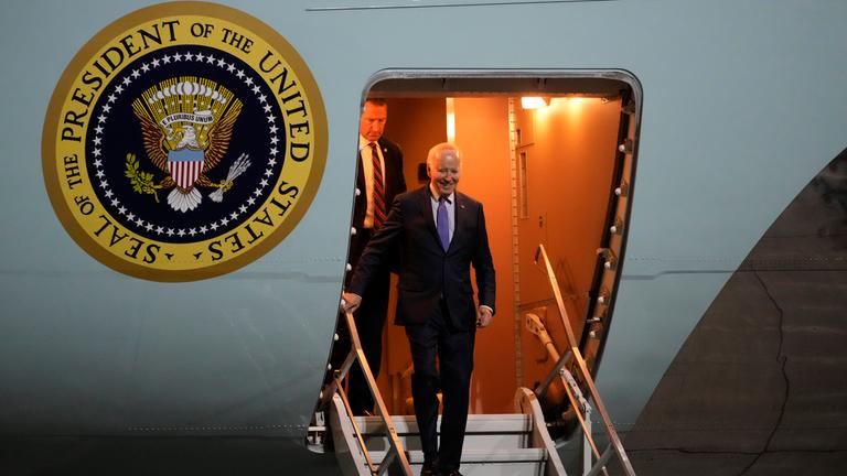 US-Präsident Biden in Deutschland gelandet