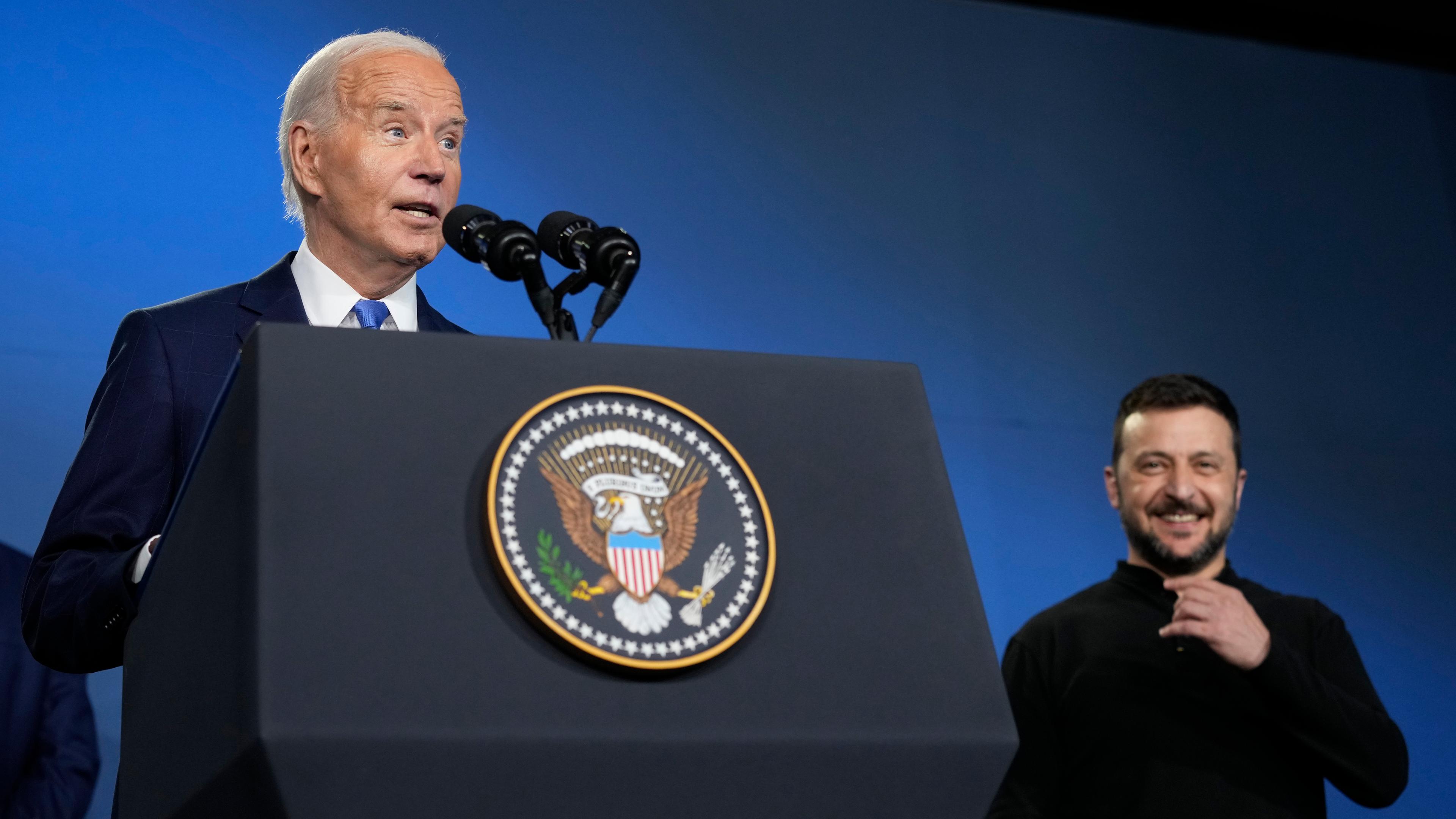 Biden und Selenskyj