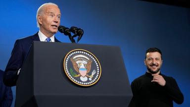 Biden und Selenskyj