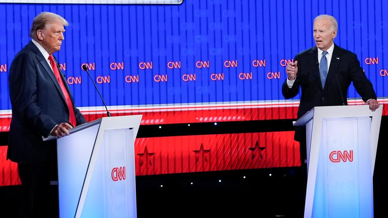 TV-Duell zwischen Trump und Biden