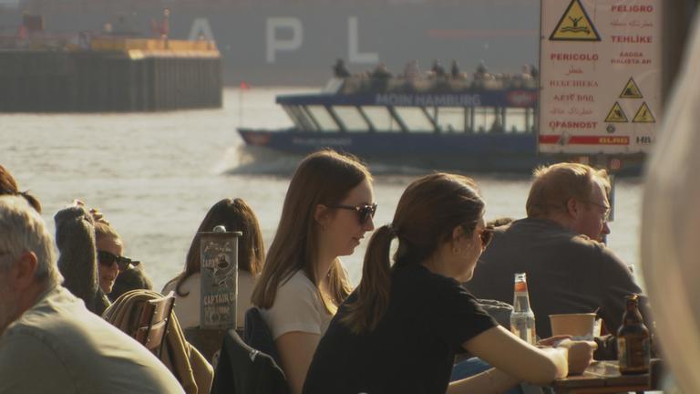 Biergarten in Hamburg