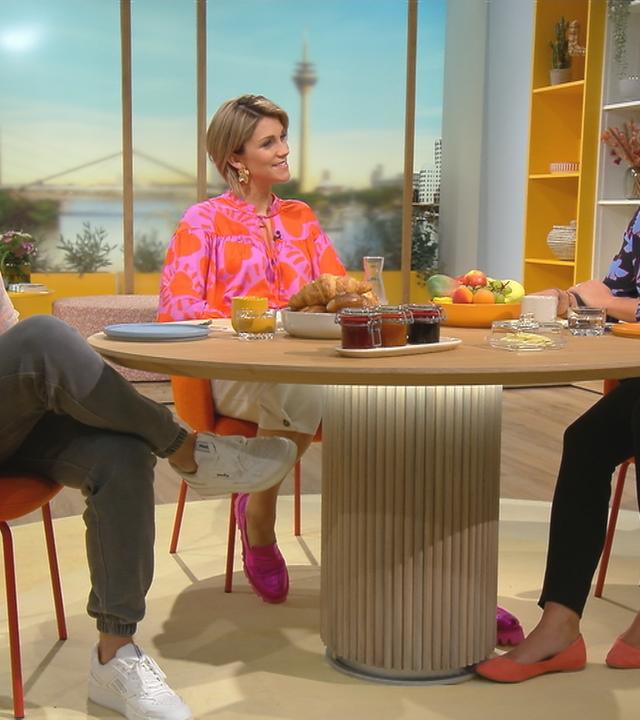 Anna-Maria Zimmermann und Oli P. bei Volle Kanne Sendung vom 25. Juli 2023