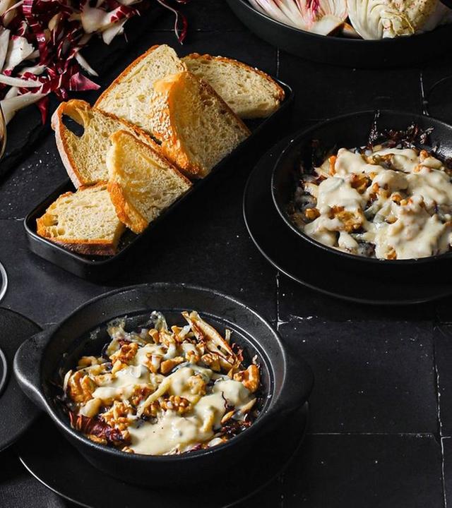 Radicchio mit Gorgonzola-Creme