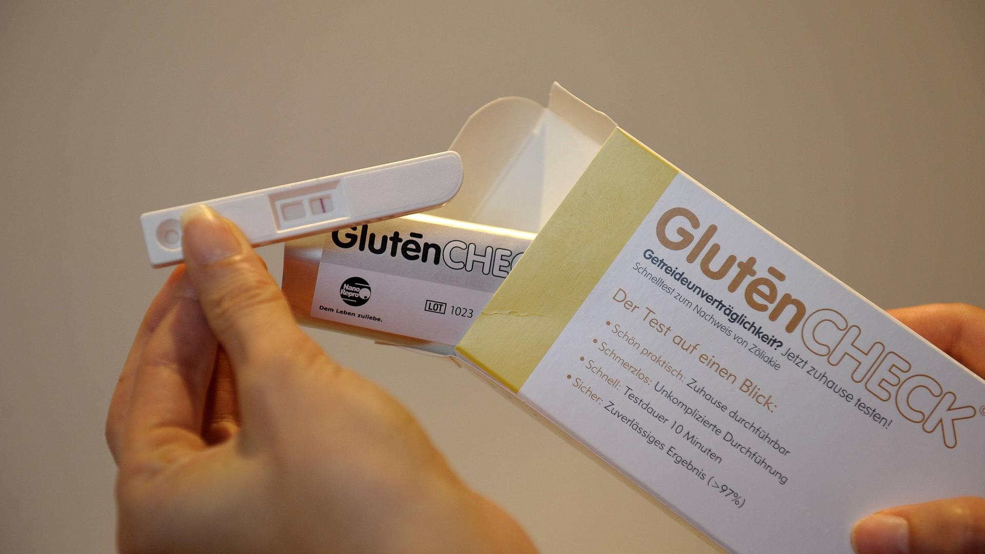 Gluten Check Zöliakie Teststreifen