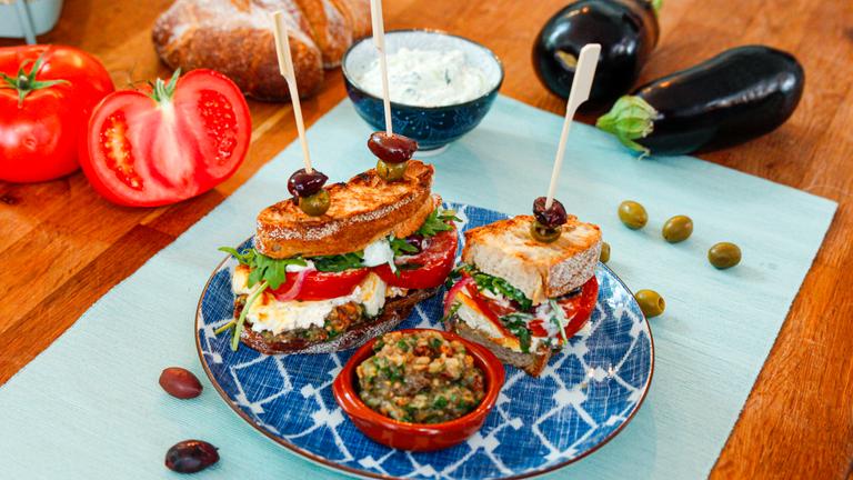 Griechisches Sandwich