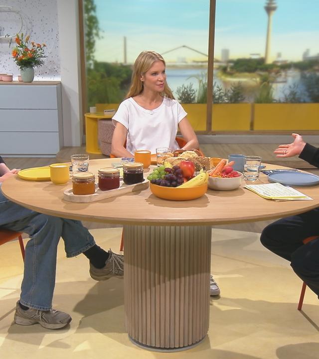Nina Gnädig und Jeremias Meyer bei Volle Kanne Sendung vom 27. Mai 2025