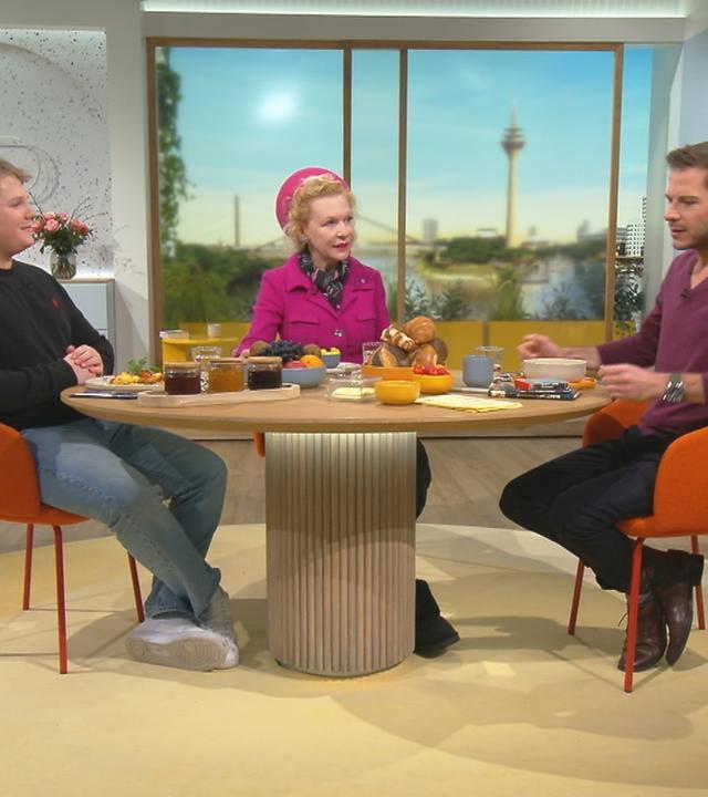Sunnyi Melles und Julius Weckauf bei Volle Kanne vom 23. Januar 2025