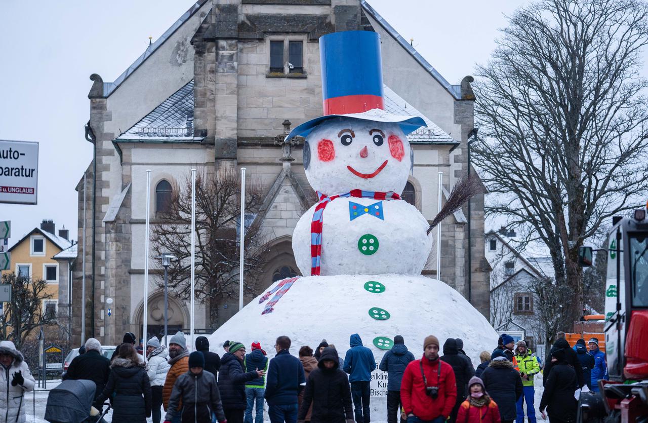 Riesenschneemann in Bischofsgrün