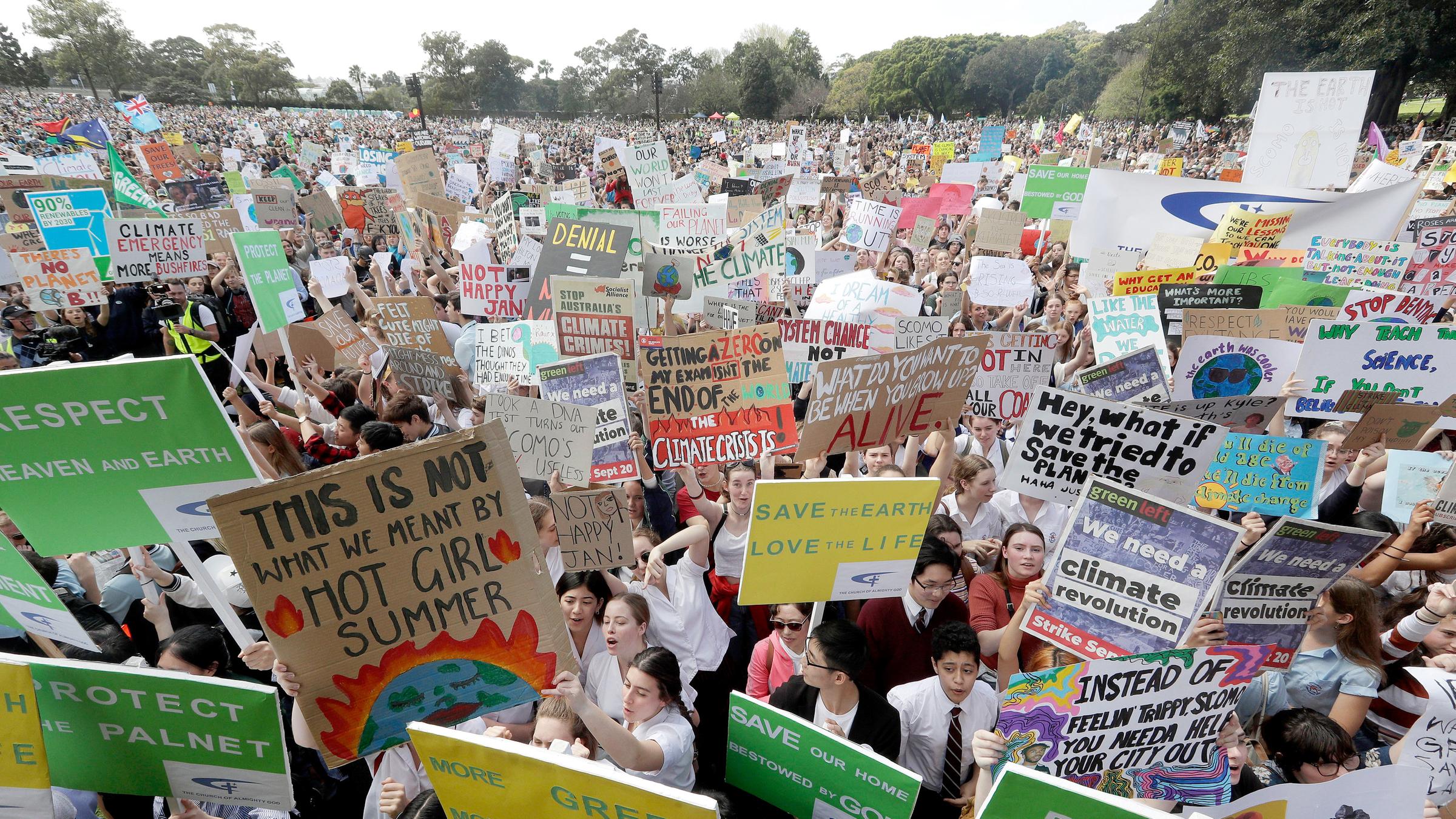 Klimastreik in Sydney (Australien) am 20.09.2019 