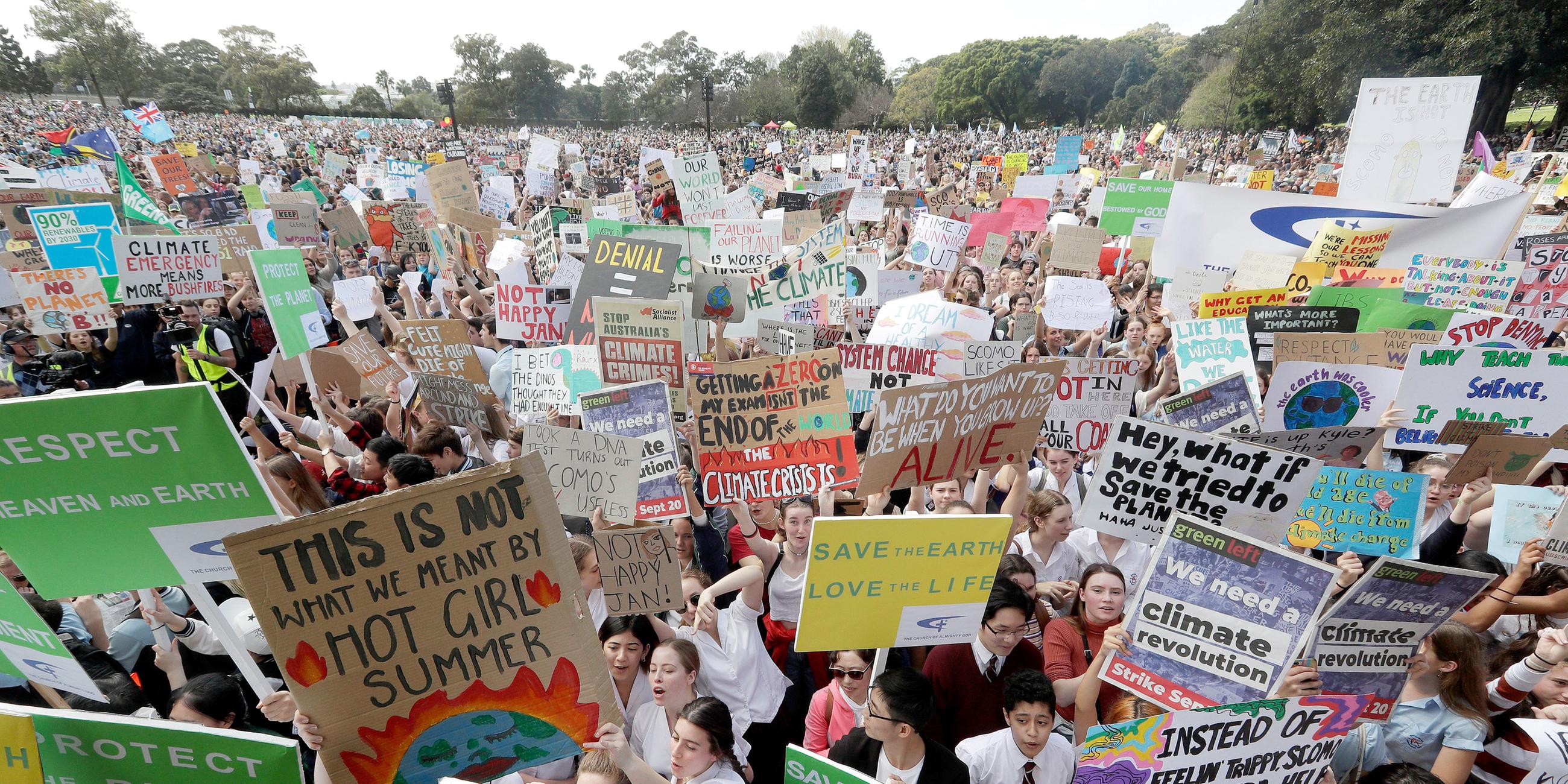 Klimastreik in Sydney (Australien) am 20.09.2019 