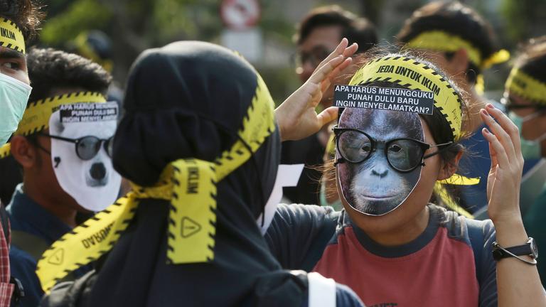 Klimastreik in Jakarta (Indonesien) am 20.09.2019 