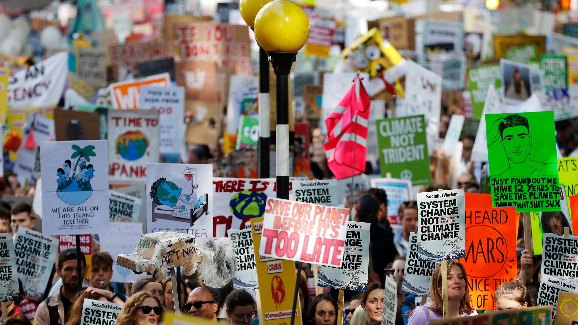 Klimastreik in London (Großbritannien) am 20.09.2019 