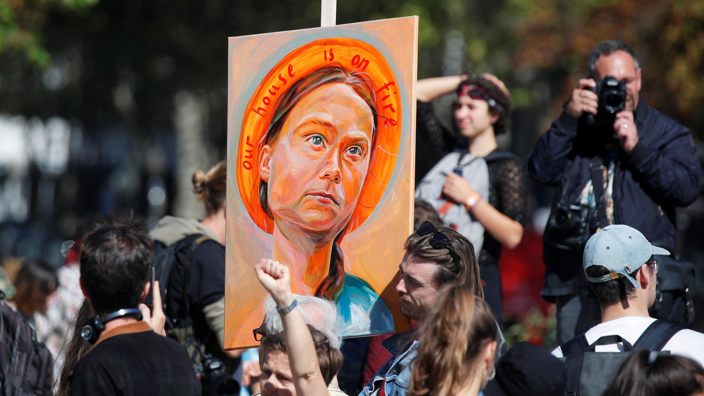 Klimastreik in Paris (Frankreich) am 20.09.2019 