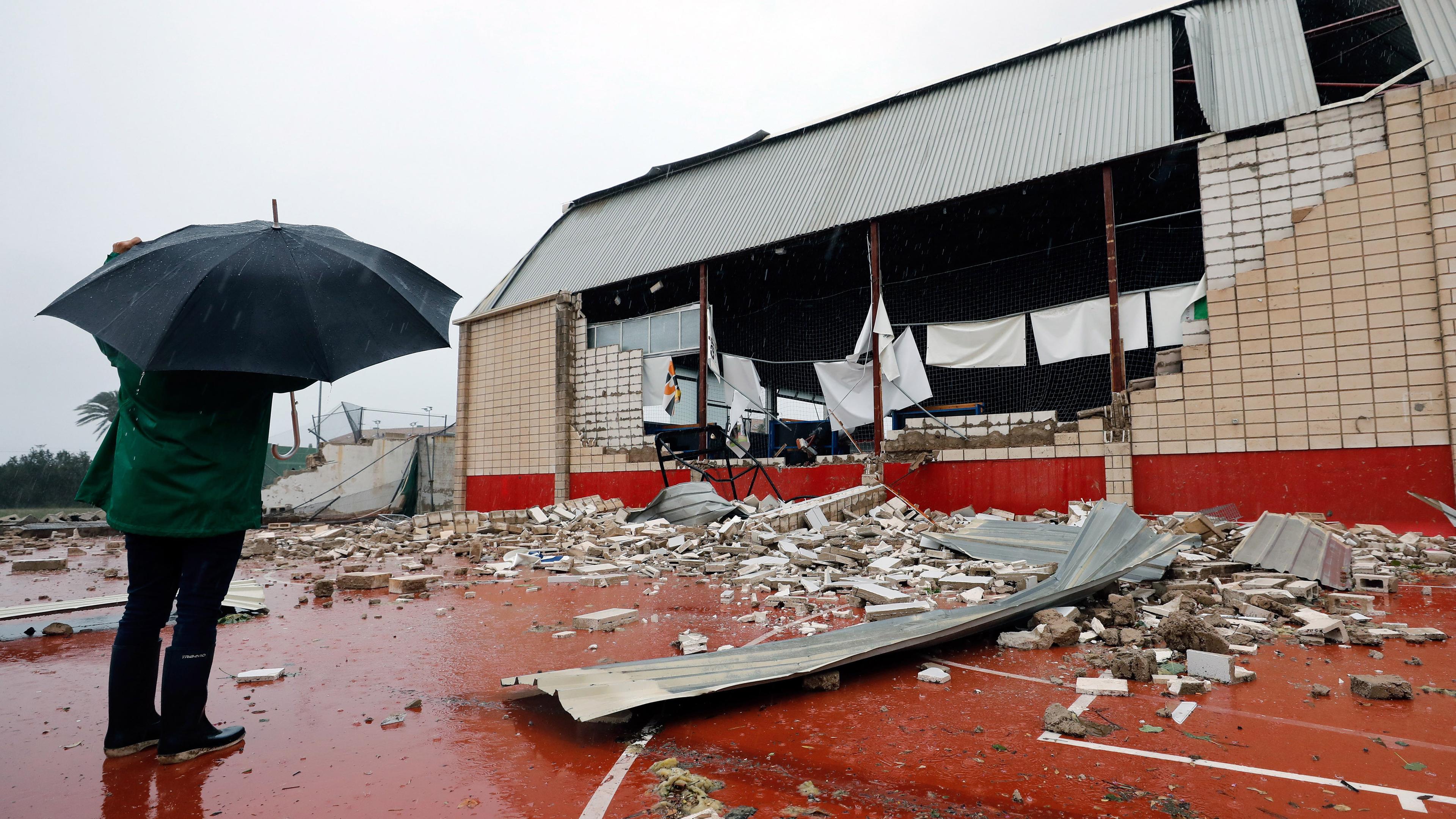 Schweres Unwetter in Spanien am 12.09.2019 in Denia