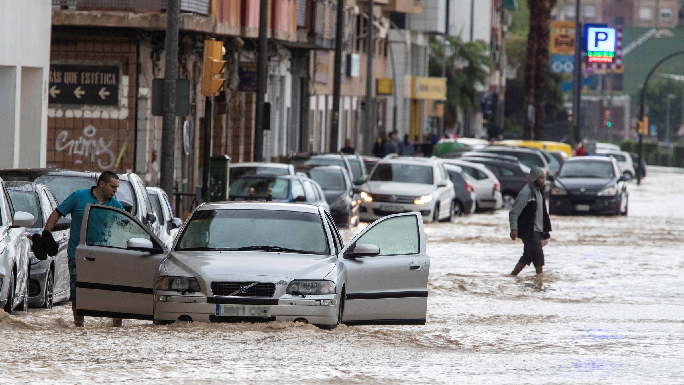 Schweres Unwetter in Spanien am 12.09.2019 in  Molina de Segura  