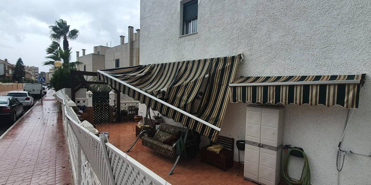 Schweres Unwetter in Spanien am 12.09.2019 in Guardamar del Segura 