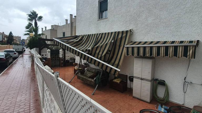 Schweres Unwetter in Spanien am 12.09.2019 in Guardamar del Segura 