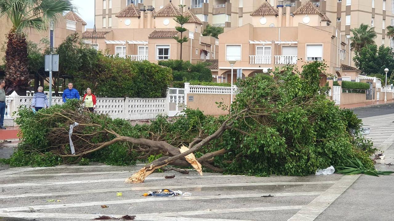 Schweres Unwetter in Spanien am 12.09.2019 in  Guardamar del Segura 