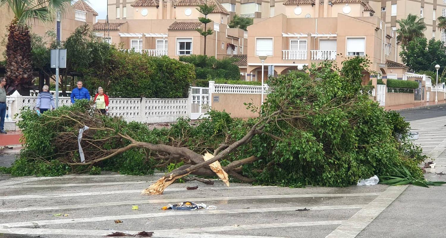 Schweres Unwetter in Spanien am 12.09.2019 in  Guardamar del Segura 