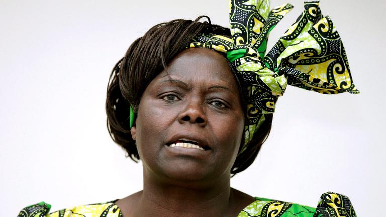 Nobelpreisträgerin Wangari Maathai