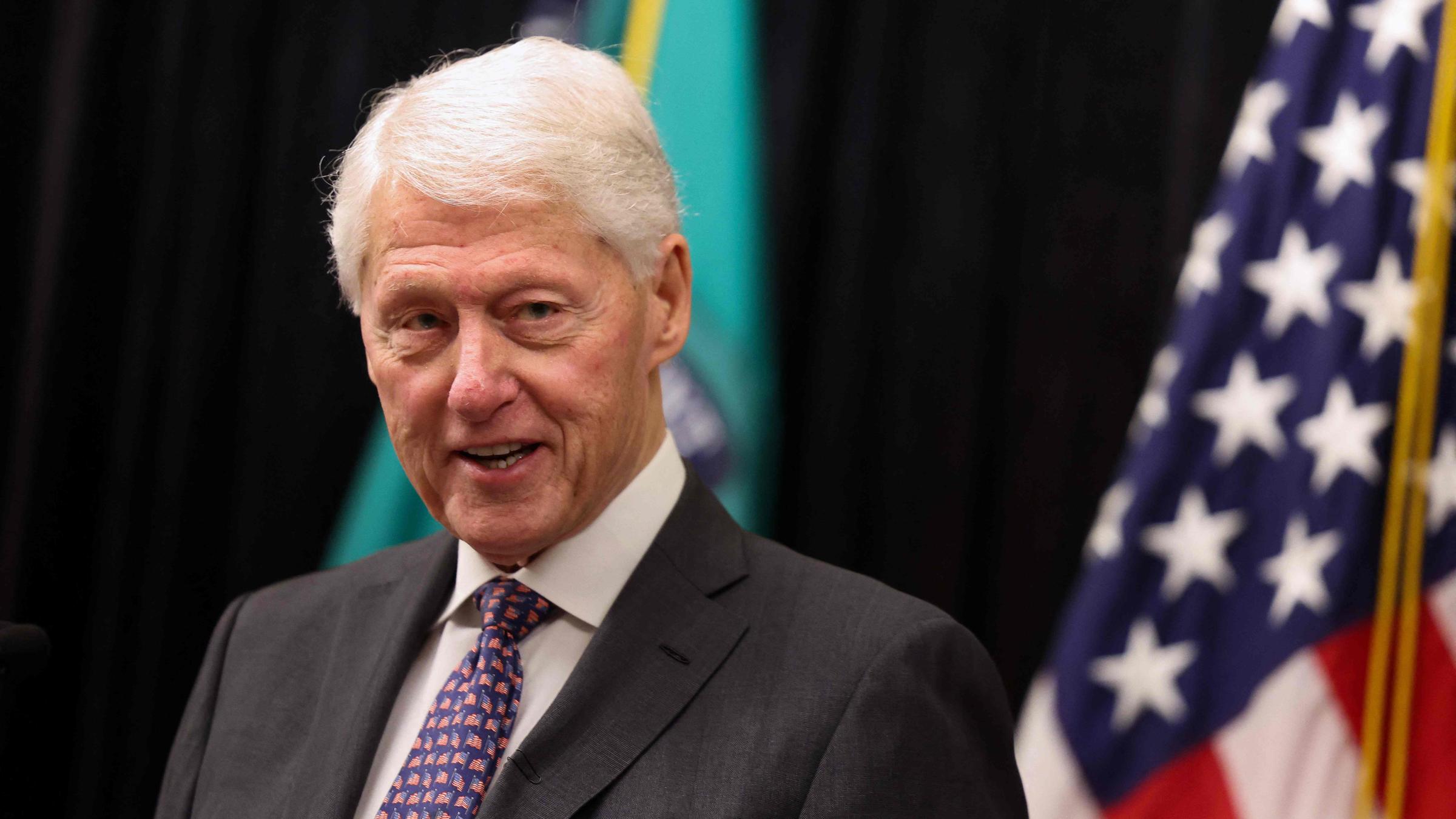 Der ehemalige US-Präsident Bill Clinton bei einem Event in Washington.