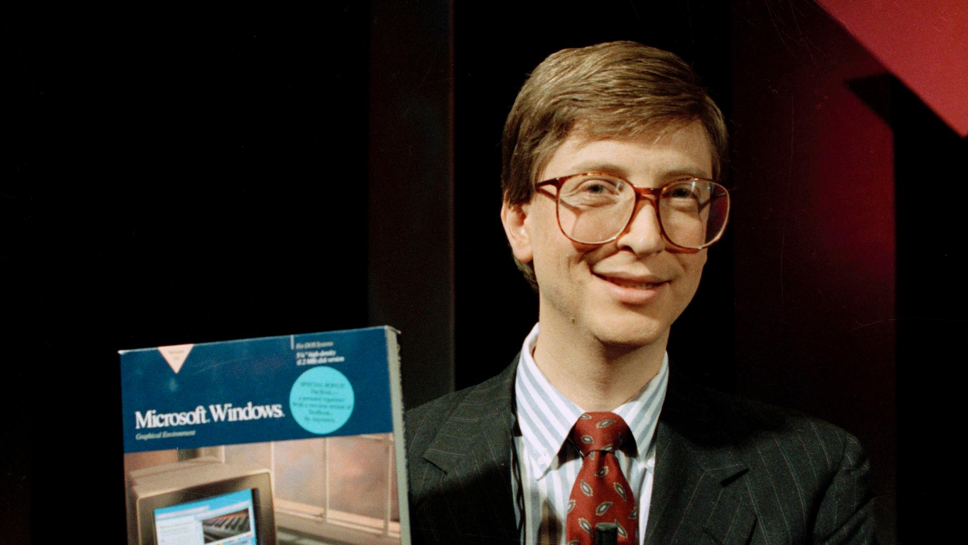 Archiv: Bill Gates am 22.5.1990