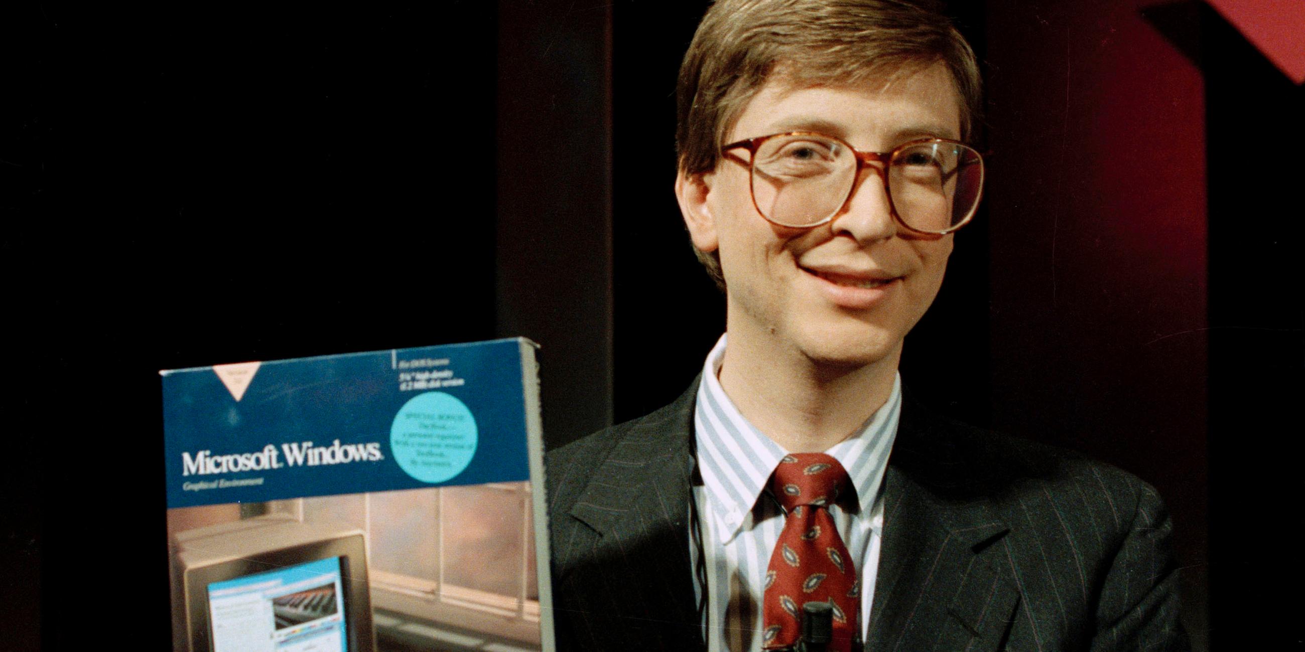 Archiv: Bill Gates am 22.5.1990