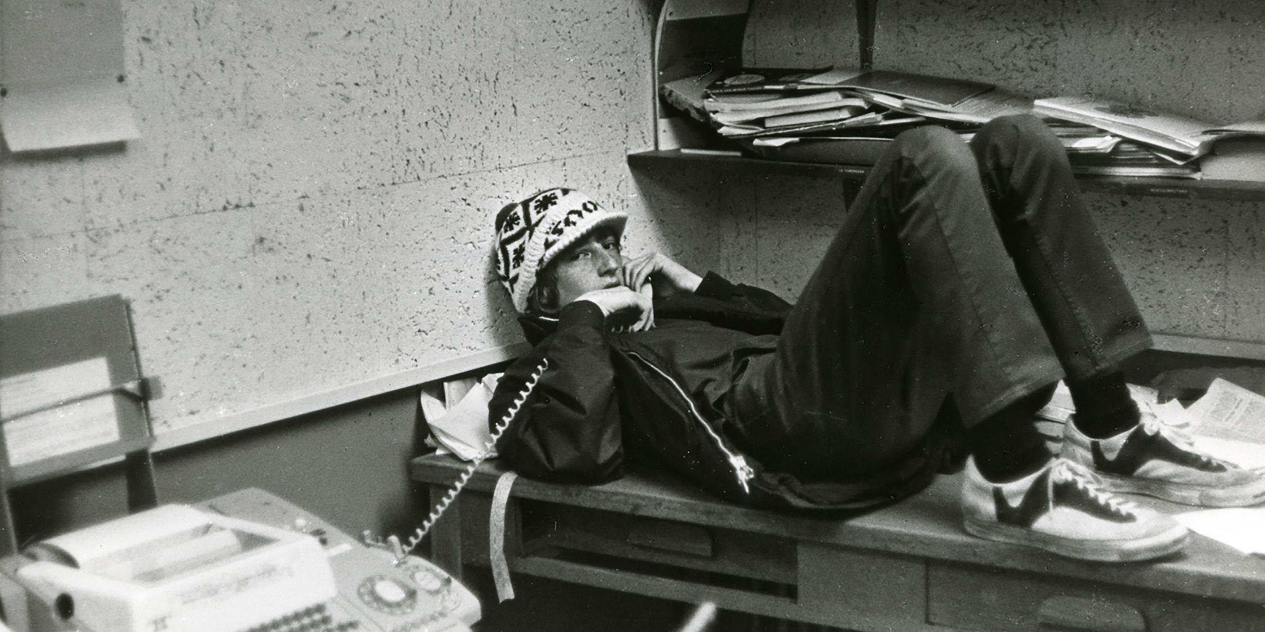 Dieses von der Lakeside High School zur Verfügung gestellte Bild zeigt Bill Gates in seinem Abschlussjahr an der Lakeside High School in Seattle im Jahr 1973.