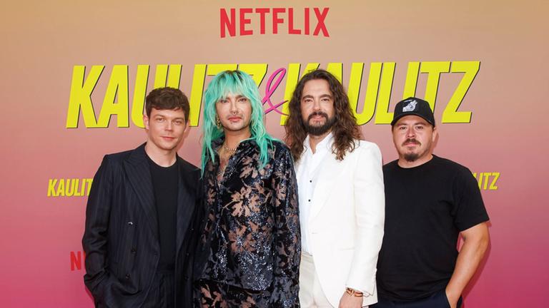 Tokio Hotel bei der Premierenfeier von "Kaulitz & Kaulitz" Staffel 2 in Berlin