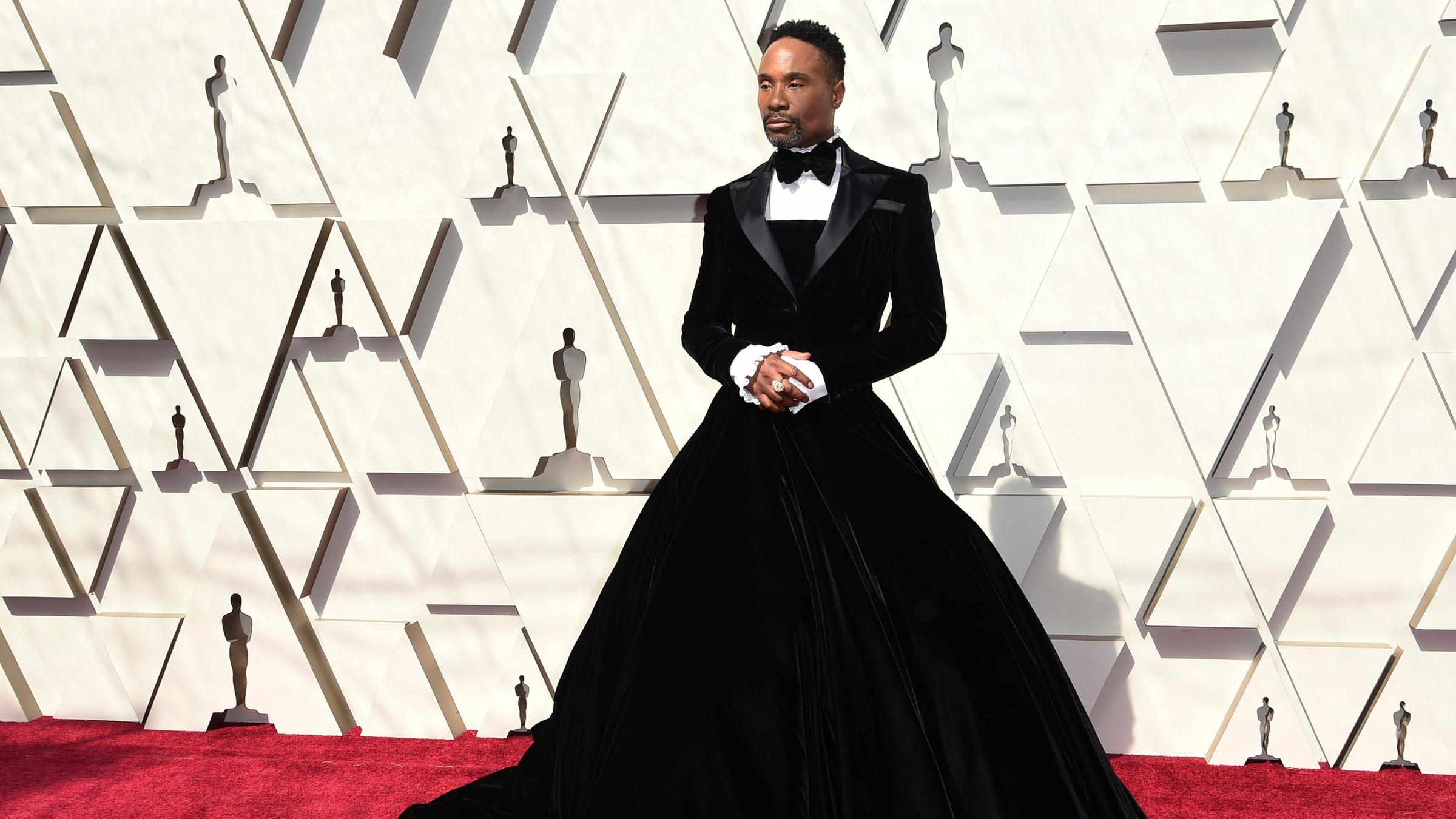 Schauspieler Billy Porter auf dem roten Teppich bei der Oscar-Verleihung 2019.