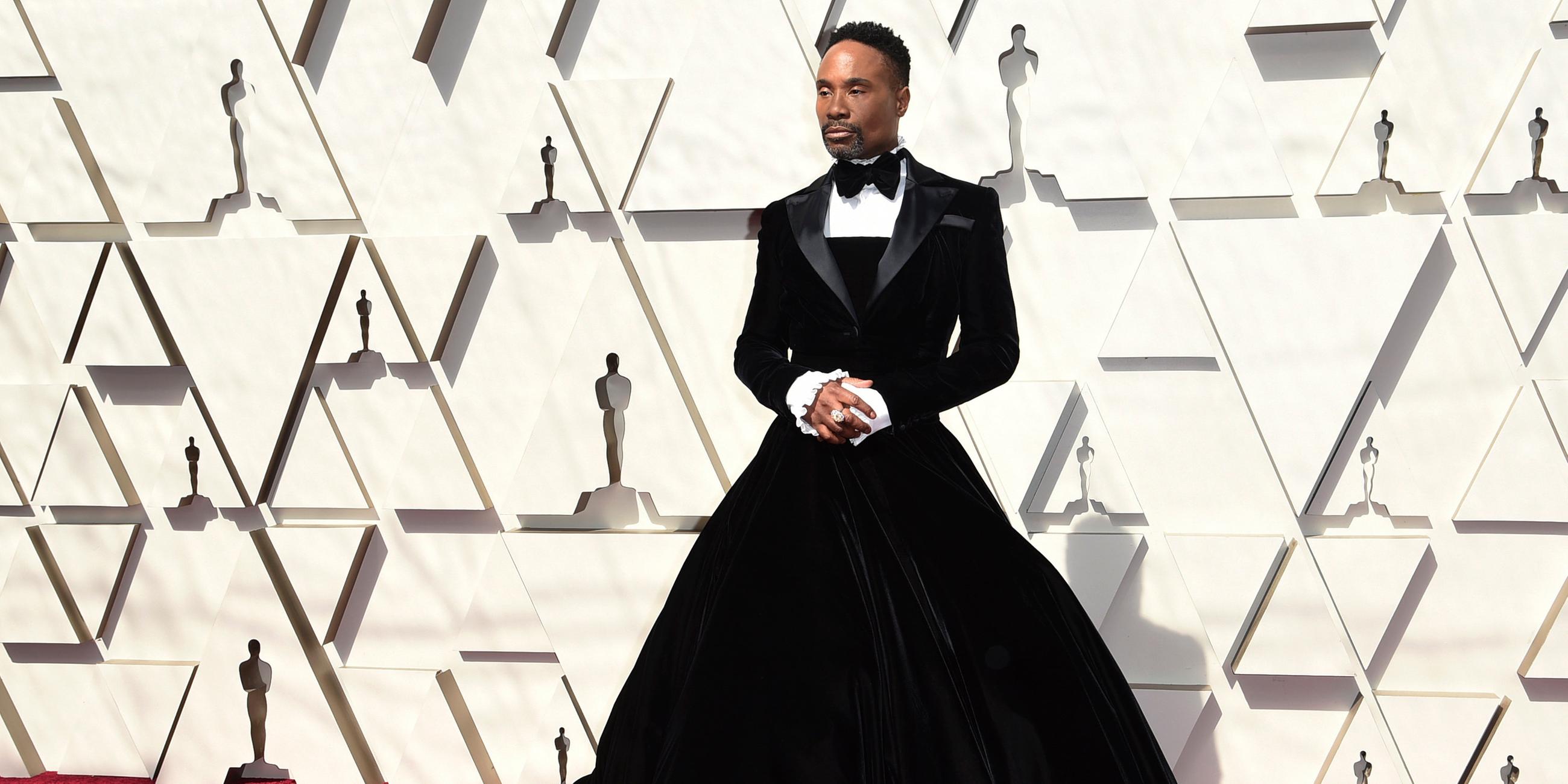 Schauspieler Billy Porter auf dem roten Teppich bei der Oscar-Verleihung 2019.