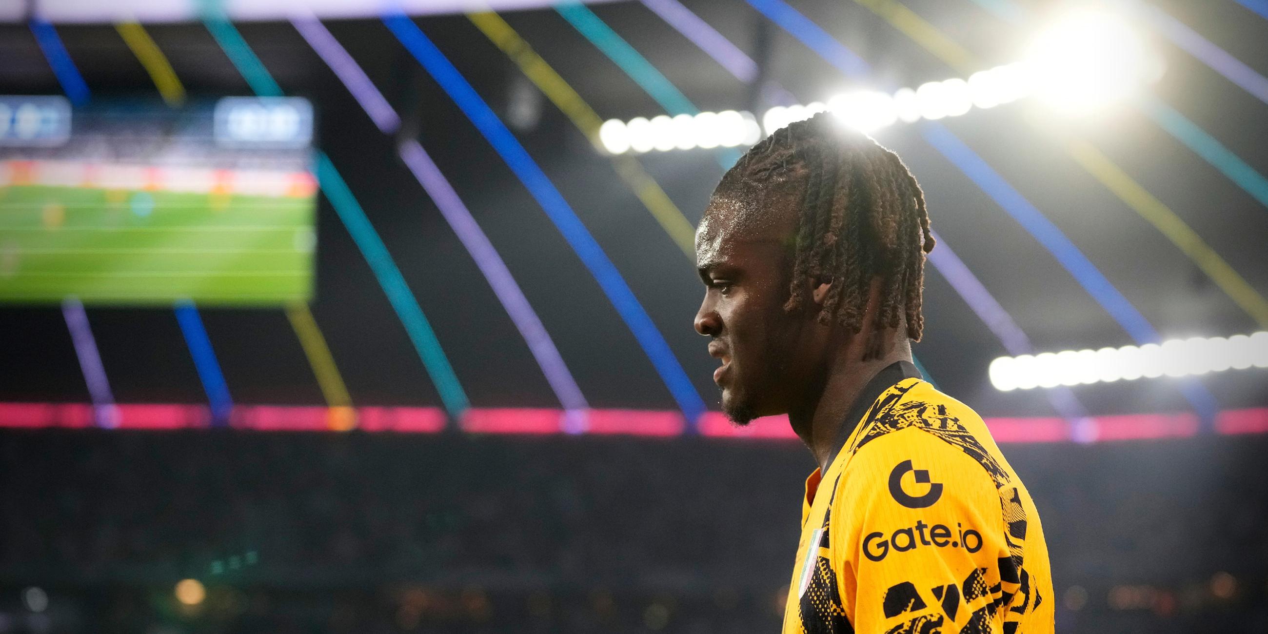 Yann Bisseck von Inter Mailand reagiert enttäuscht nach dem Champions League Finale in München am 31.05.2025.