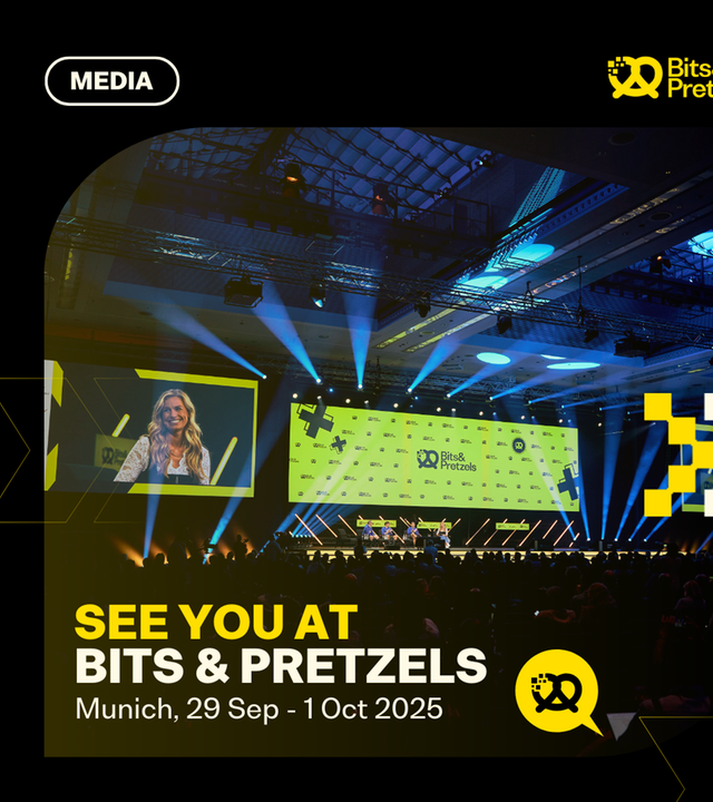 Auf der Innovationsmesse "Bits & Pretzels" stehen auch Risiken durch KI im Fokus.